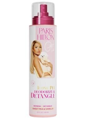 Paris Hilton Pet Iconic Dog Grooming Spray Deodorize Detangle Fresh Scent